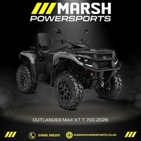 Outlander MAX XT 700 T 2026 Model - Can-am Main Dealer - Reserve NOW!