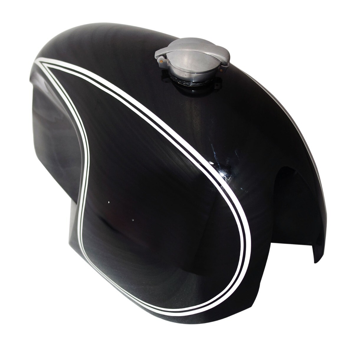 Fits BMW Hoske Heinrich Black Painted Fuel Petrol Tank With Cap 