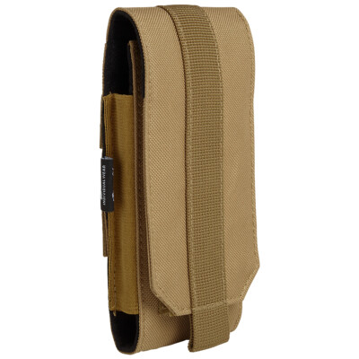 Brandit MOLLE Phone Pouch Large Organizer Travelling Pocket Camping PALS Camel