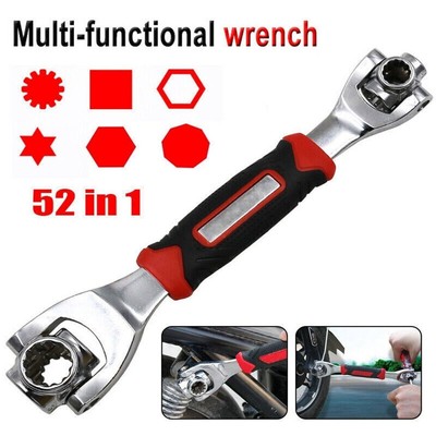 1pcs Spanner Socket Wrench, Multifunction Universal Wrench Socket Wrench