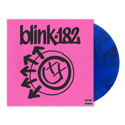 ONE MORE TIME... LP - Exclusive Blue & Black Swirl Vinyl Blink 182   LIMITED ETD
