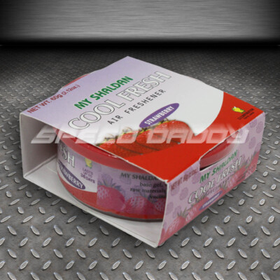 ОСВЕЖИТЕЛЬ ВОЗДУХА MY SHALDAN COOL FRESH С АРОМАТОМ КЛУБНИКИ ДЛЯ АВТОМОБИЛЯ /ГРУЗОВИКА /ОФИСА/АВТО, 2 УНЦИИ