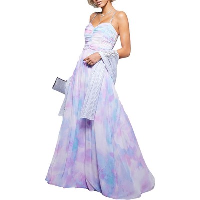 Женское белое макси-платье Trixxi для выпускного вечера с украшениями для юниорок 5 BHFO 4692