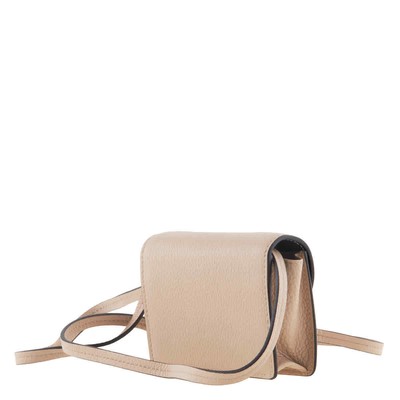 Pre-owned Ferragamo Salvatore  Gancini Leather Travel Card Case With Strap 220411 758697 In Brown