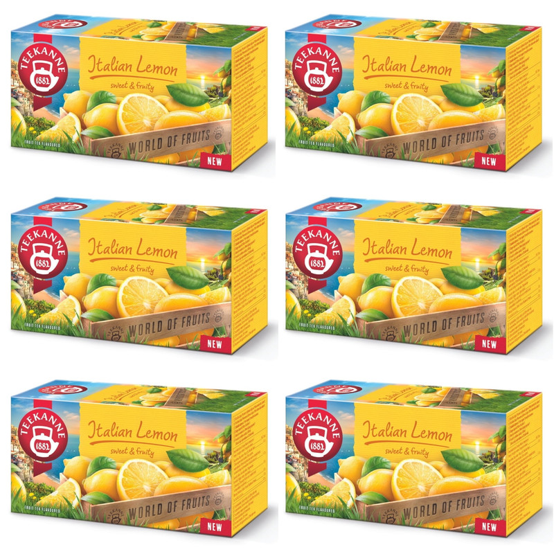 Teekanne - Italian Lemon -FrÃ¼Chtetees Mit Zitronen&Honiggeschmack-6x20 Teebeutel