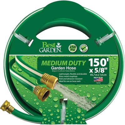 Best Garden 5/8 In. Dia. x 150 Ft. L. Medium-Duty Rubber & Vinyl Garden Hose