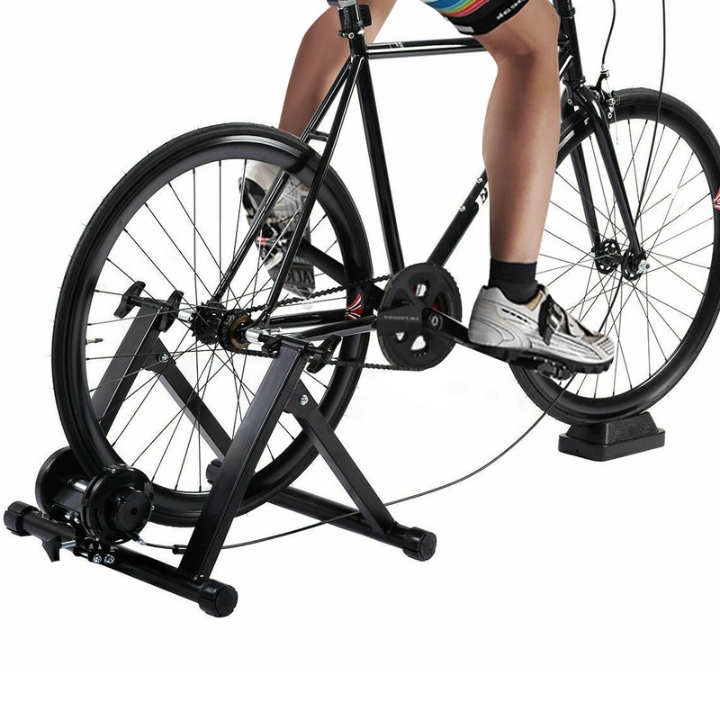 700C MTB Bike Trainer Stand Steel Bicycle Exercise Magnetic Stand Fits
