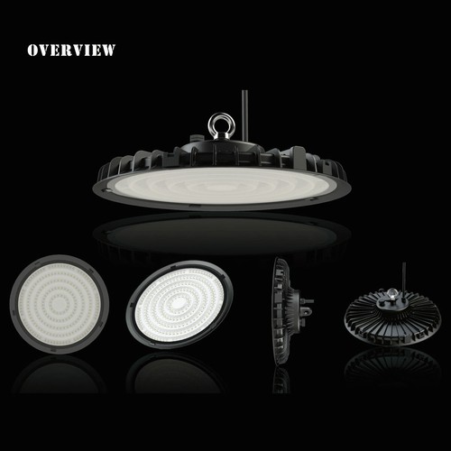 8 Pack 100W Led UFO High Bay Light 100 Watts Commercial Factory Warehouse Light