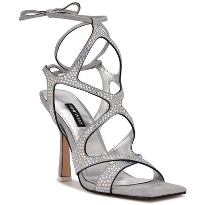 Женские туфли-лодочки из искусственной замши Nine West Womens Alanah 2 серого цвета 9 Medium (B,M) BHFO 7280