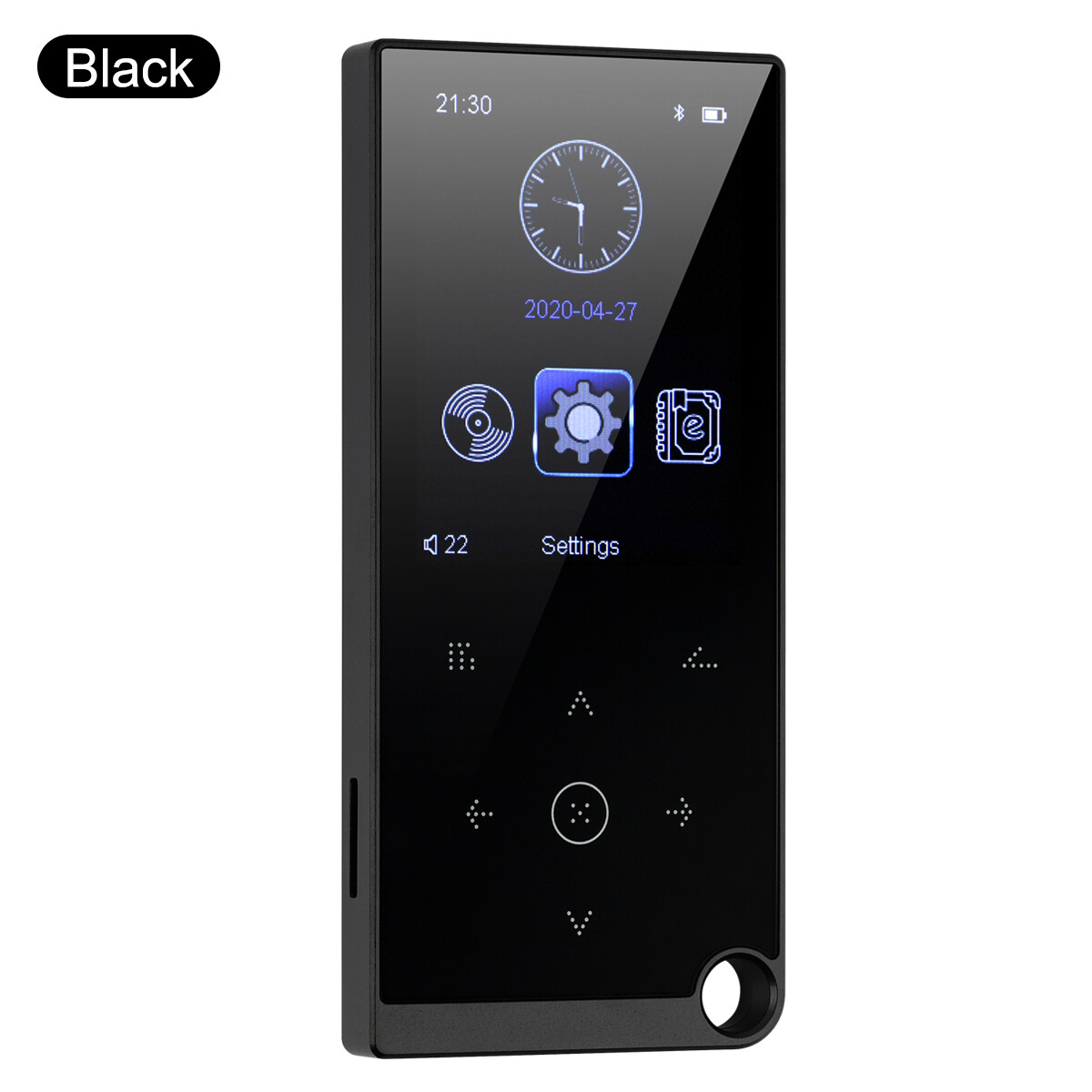 Bluetooth 5.0 MP4 16G Player HiFi Lossless Sound FM Radio Recorder Touch Screen