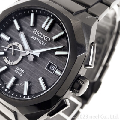 Pre-owned Seiko Astron Nexter Dyna Sbxd015 Black Solar Radio Analog Men's Watch In Box