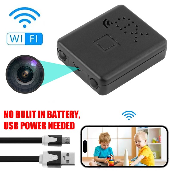 Mini Spy IP Camera WiFi Hidden HD 1080P Night Vision Camcorder Home Security Cam - Image 10
