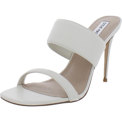 Женские слипоны Steve Madden цвета слоновой кости с изображением лебедя на каблуке 7,5 см (B, M) BHFO 2803