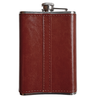 8oz US Flag Flask w/ Funnel Stainless Steel Hip Pocket Screw Cap Irish Whiskey