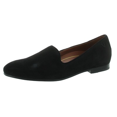 Женские слипоны Willa из черной замши на плоской подошве шириной 6 см (C, D, W) BHFO 3693