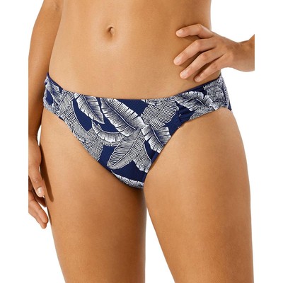 

Tommy Bahama Женские двусторонние текстурированные плавки с ладонями BHFO 8146, Mare navy rev