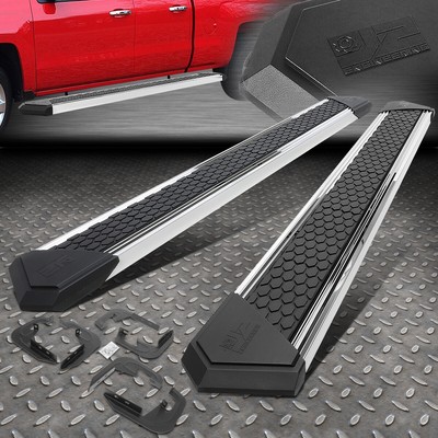 J2 ДЛЯ УДЛИНЕННОЙ КАБИНЫ SILVERADO SIERRA 07-19 8 ХРОМИРОВАННЫХ ПОДНОЖЕК SS STEP BAR
