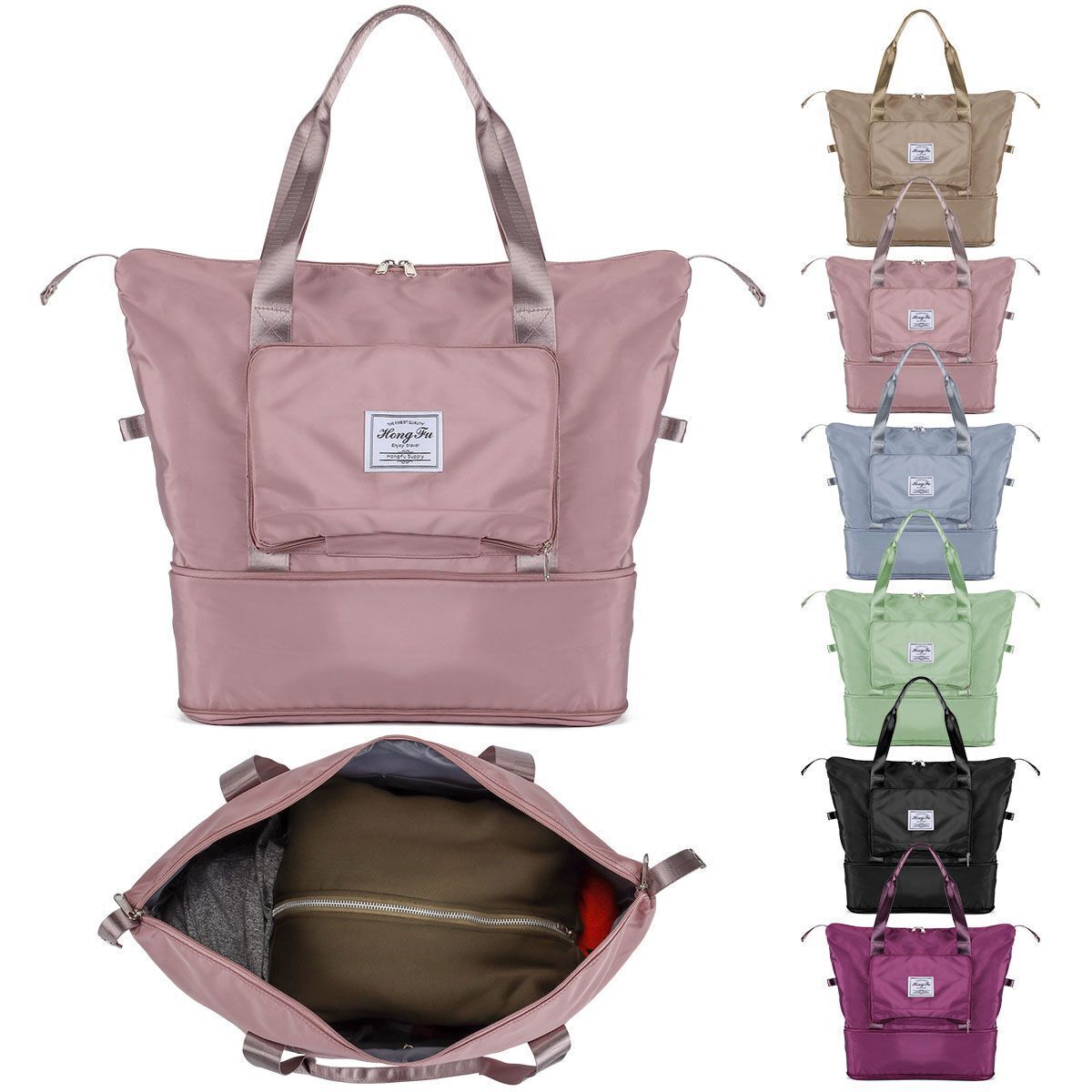 S Waterproof Tote Duffle Bag Handbag Large Capacity Travel U