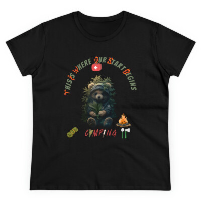Campfire Wanderlust T-shirt 5000L : Vacations, Active wear, Mother ,Sister, wife