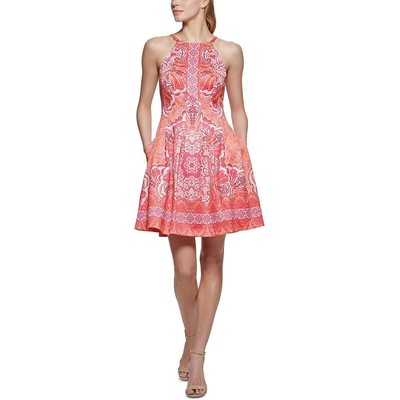 

Женское оранжевое платье без рукавов Vince Camuto  BHFO 1381, Оранжевый