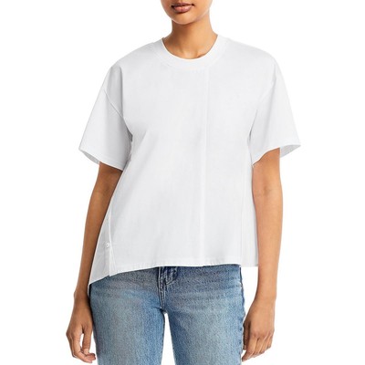 

3.1 Женская рубашка Phillip Lim с белыми пуговицами и драпированным пуловером  BHFO 5048, Белый