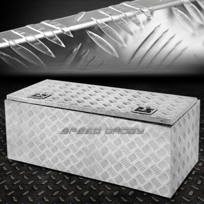 42X18X17 ХРОМИРОВАННЫЙ АЛЮМИНИЕВЫЙ КУЗОВ ПИКАПА, ЯЩИК ДЛЯ ИНСТРУМЕНТОВ, ХРАНЕНИЕ В ПРИЦЕПЕ + ЗАМОК