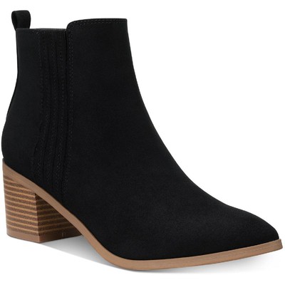 

Sun + Stone Womens Asterr Slip On Dressy Ботильоны с острым носком BHFO 9168, Asterr