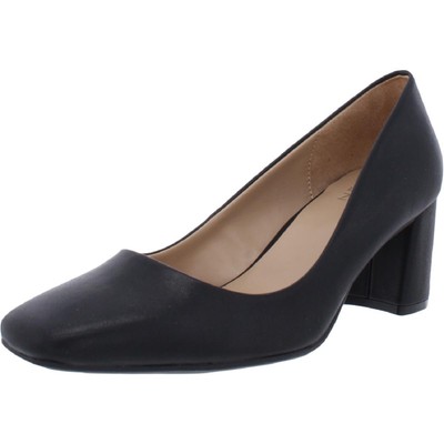 Туфли женские на блочном каблуке Naturalizer Warner Black 7 Medium (B,M) BHFO 5734