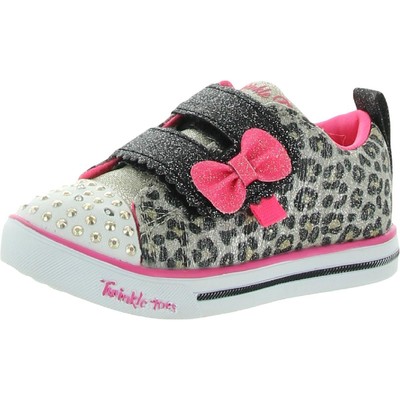

Коричневые туфли с леопардовым принтом Twinkle Toes от Skechers для девочек BHFO 1132, Leopard