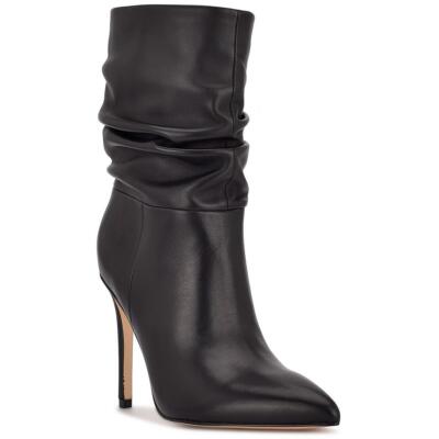 Женские ботинки Nine West JENN черного цвета до середины икры Boots 7 Medium (B,M) BHFO 8713