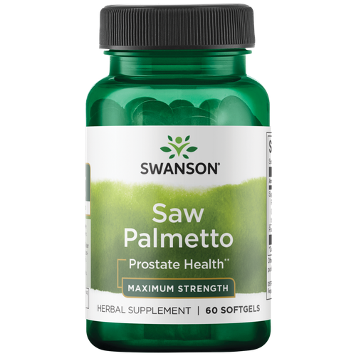 Swanson Saw Palmetto - максимальная сила 320 мг 60 мягких капсул