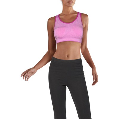 

Женский спортивный бюстгальтер для фитнеса и фитнеса Marc New York Performance Athletic BHFO 1720, Hibiscus