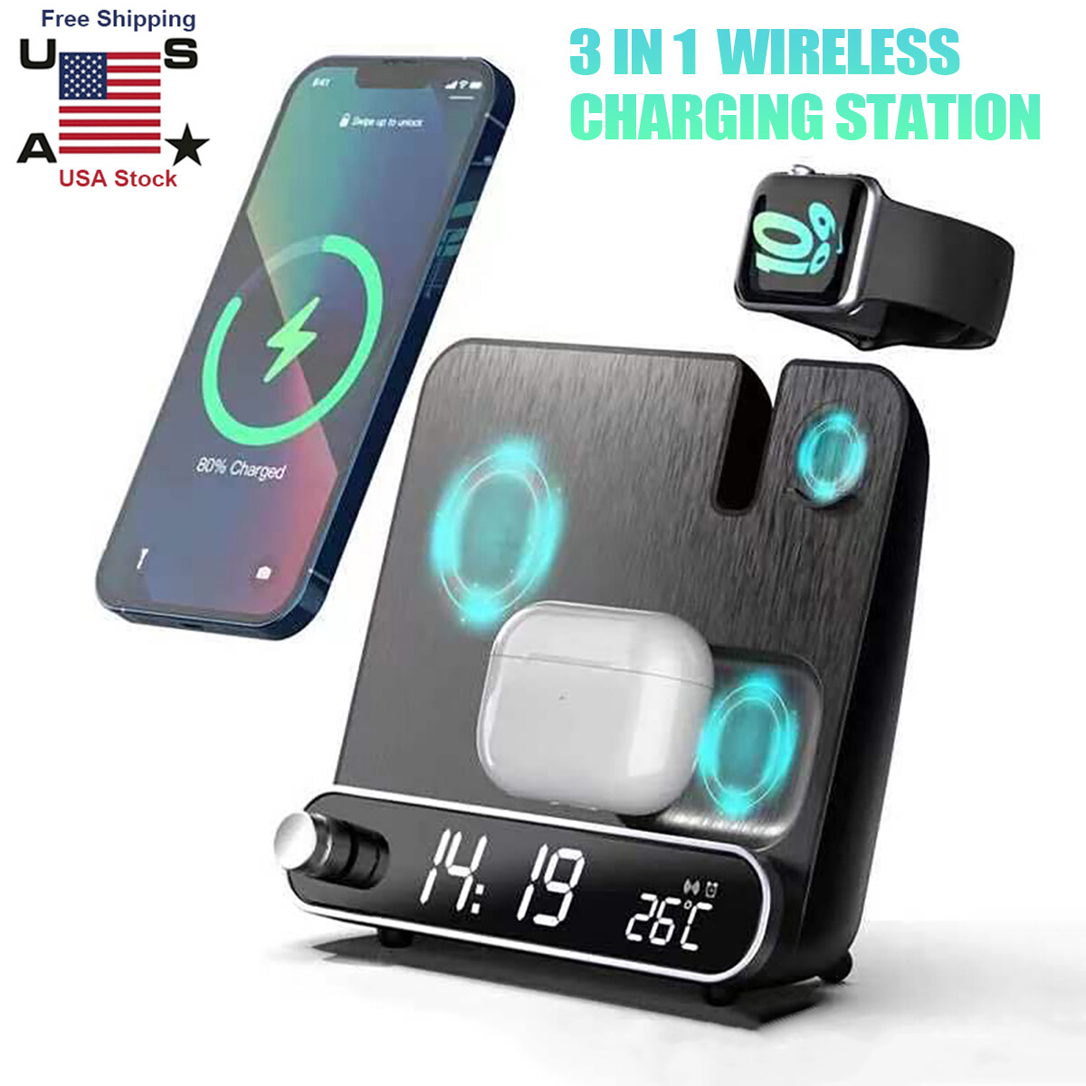 For Iphone+ Apple Watch+ Airpods