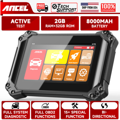ANCEL V6 Bi-directional All System OBD2 Scanner Diagnostic Tool ABS DPF Reset