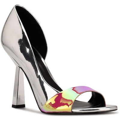 

Женские туфли Nine West Said So 3 из лакированной кожи на каблуке DOrsay BHFO 8178, Серебряный, Said So 3