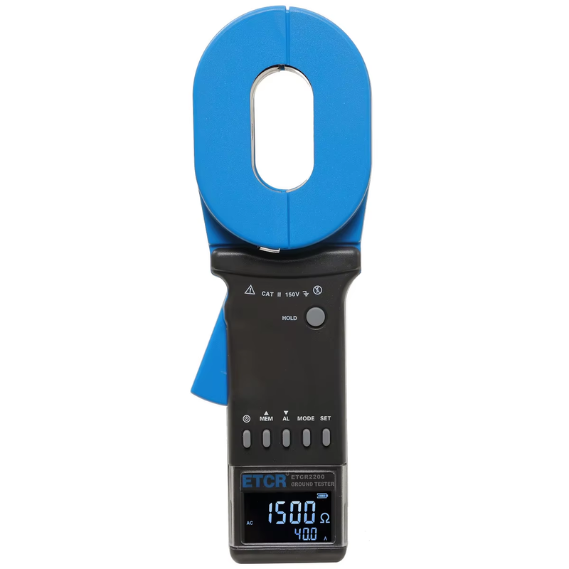 ETCR2200 Excellent Multifunctional Clamp Grounding Resistor Instrument 0.010~150