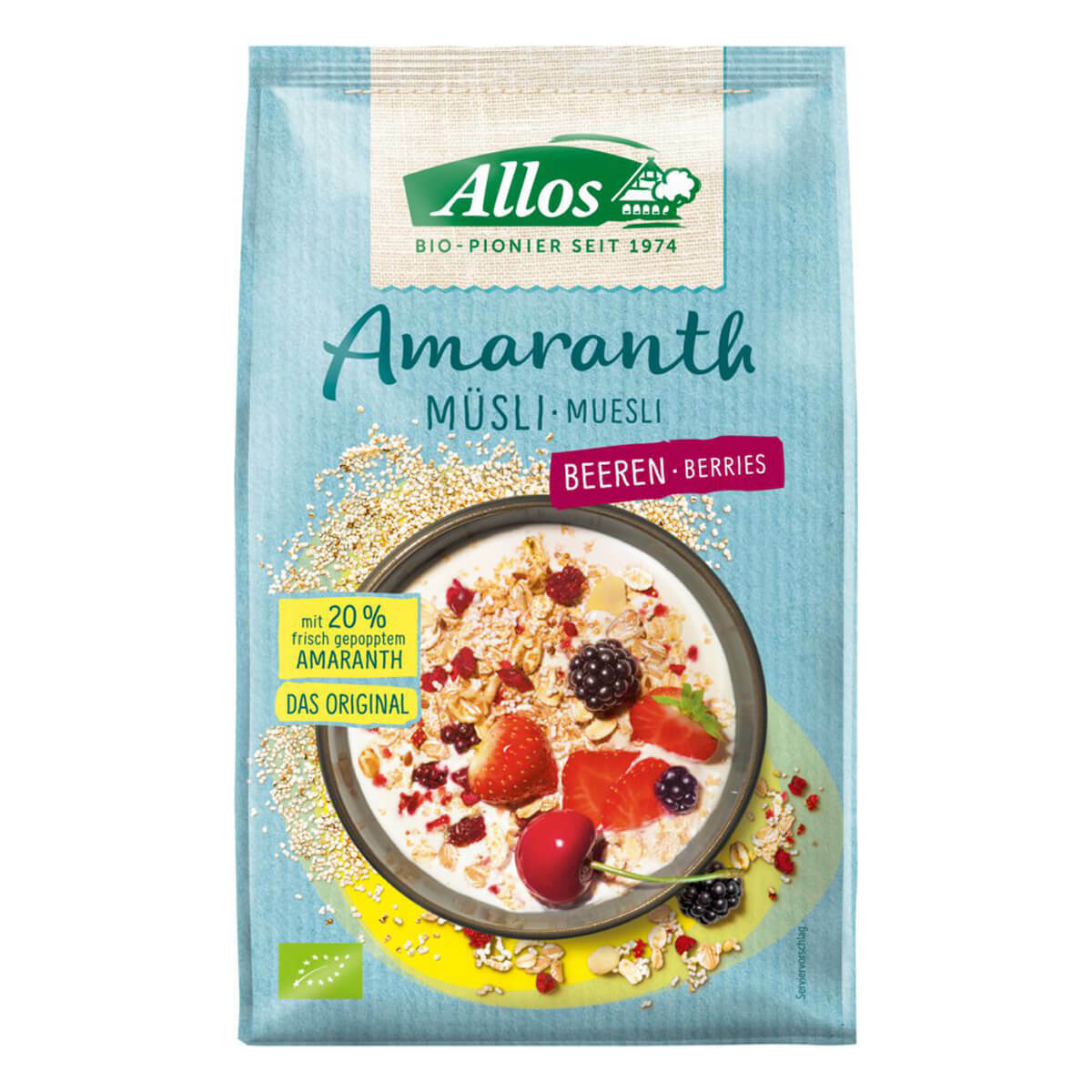Allos - Amaranth Beeren Müsli - 375 g
