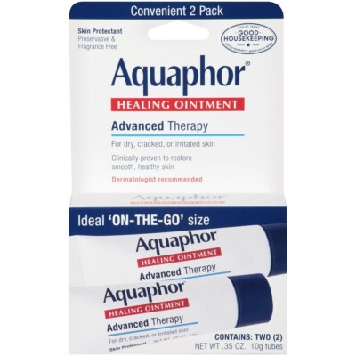 Aquaphor Advanced Therapy Healing Ointment Skin Protectant (2)- READ DESCRIPTION