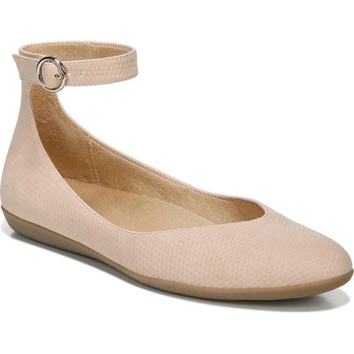 Женские балетки Naturalizer Valentina бежевого цвета на плоской подошве 6 Medium (B,M) BHFO 0961