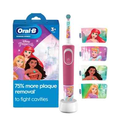 Oral-B Kids Disney Princesses Electric Toothbrush for 3+ Kids