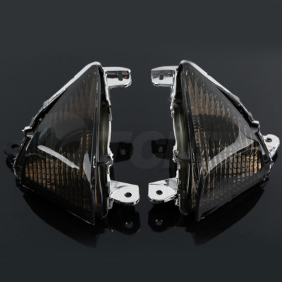 Front LED Turn Signal Light Indicators Fit For KAWASAKI Ninja ZX-6R 2007-2012