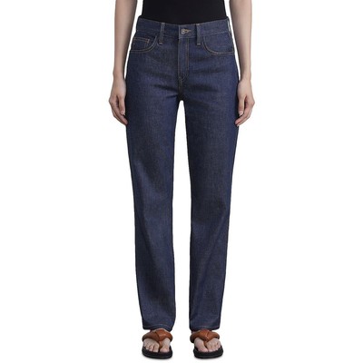 

Джинсы прямого кроя Lafayette 148 New York Womens Watts Blue Denim  BHFO 6894, Shipyard indigo, Watts