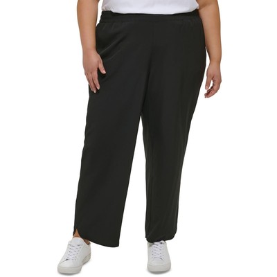 Женские черные брюки с широкими штанинами Calvin Klein Performance Performance Plus 3X BHFO 6553