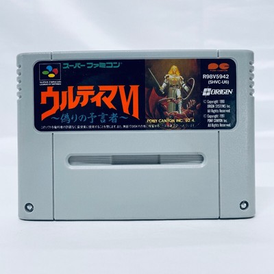 Ultima VI 6 The False Prophet SFC Super Nintendo Famicom Cartridge Only