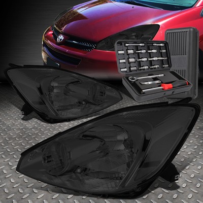 ДЛЯ 04-05 TOYOTA SIENNA ДЫМЧАТЫЙ КОРПУС ПРОЗРАЧНОЙ УГЛОВОЙ ФАРЫ ГОЛОВНОГО ФОНАРЯ + НАБОР ИНСТРУМЕНТОВ