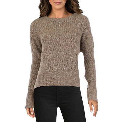 

Женский шерстяной свитер Polo Ralph Lauren с круглым вырезом и рукавами BHFO 4327, Light brown donegal