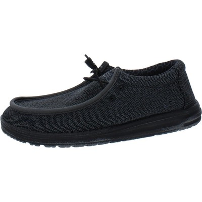 

Мужские слипоны Hey Dude Wally Sox Micro Black 9 Medium (D) BHFO 2259, Total black
