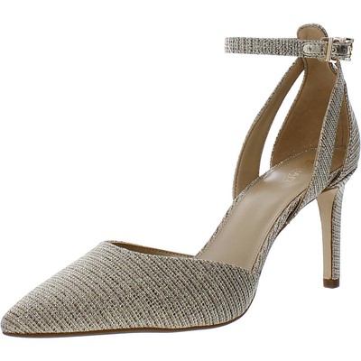 

MICHAEL Michael Kors Женские туфли-лодочки золотого цвета с эффектом металлик 9.5 Medium (B,M) BHFO 2012, Золотой, PV22B