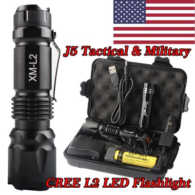 2PC 20000LM Shadowhawk CREE LED Flashlight Torch COB Work Lantern Floodlights