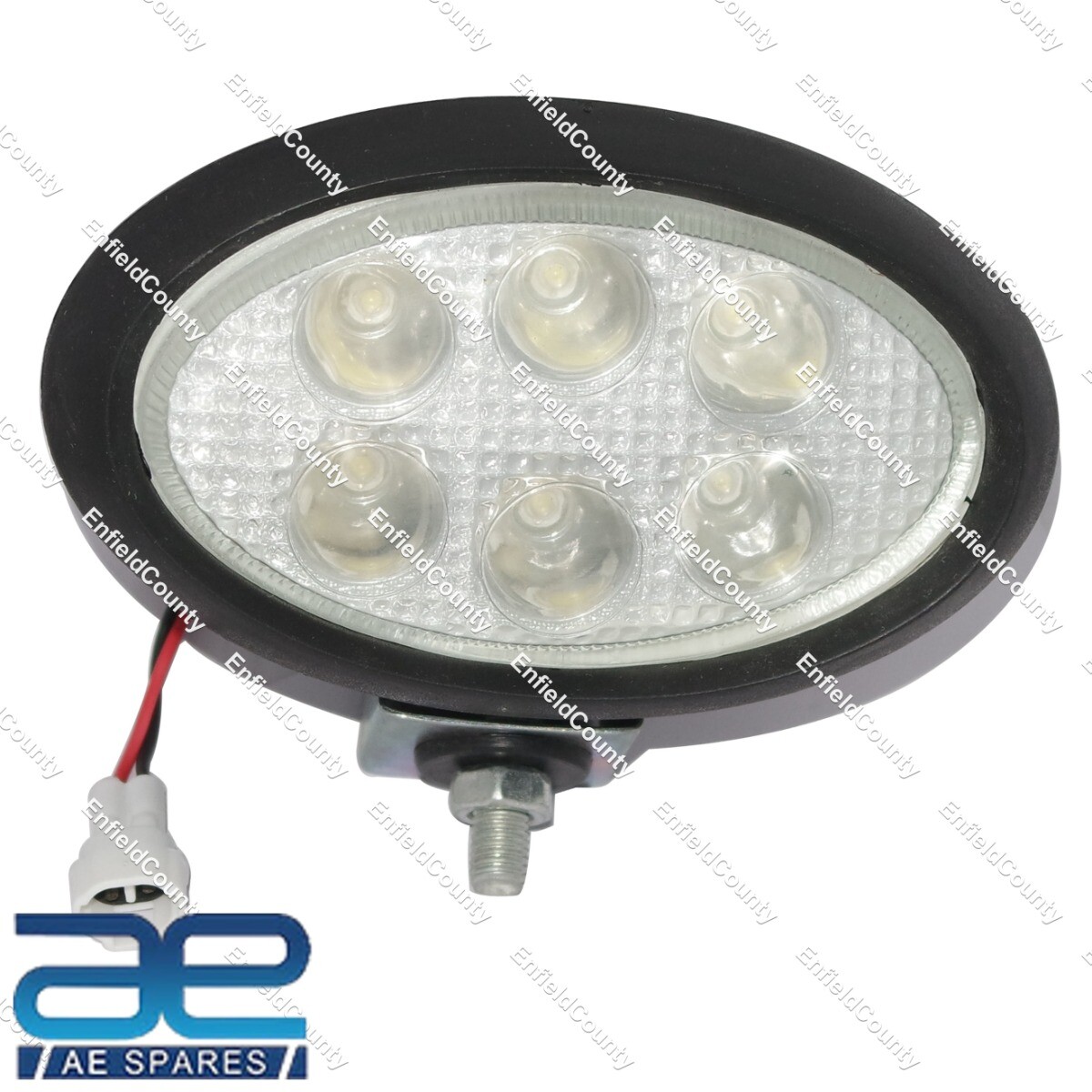 6 LED LIGHT CABIN LAMP OVAL TYPE 12V UNIVERSAL FIT JCB TRACTOR  